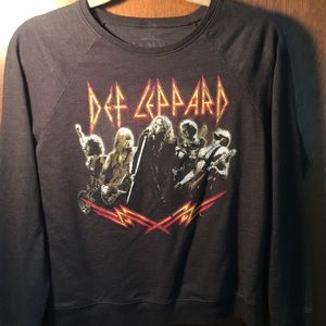 Def Leppard lightweight sweatshirt.  REPOSH.